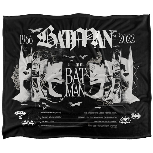 Batman (91cm x 147cm, Multicoloured) Batman The Cowl Soft Touch Blanket