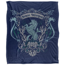 (152cm x 127cm, Multicoloured) Game Of Thrones House Velaryon Soft Touch Blanket