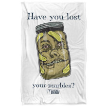 (147cm x 91cm, White) It: Welcome To Derry Have You Lost Your Marbles? Soft Touch Blanket