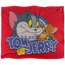 (147cm x 91cm, Multicoloured) Tom And Jerry Friendly Enemies Blanket