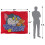 TOM AND JERRY (152cm x 147cm, Multicoloured) Tom And Jerry Friendly Enemies Blanket 3
