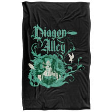(147cm x 91cm, Black) Harry Potter Diagon Alley Soft Touch Blanket