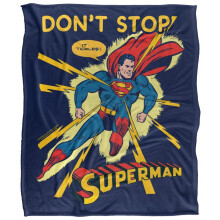 (147cm x 91cm, Multicoloured) Superman It Tickles Blanket