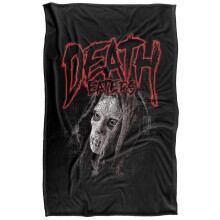 (147cm x 91cm, Black) Harry Potter Death Eater Face Soft Touch Blanket