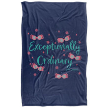 (147cm x 91cm, Navy) Harry Potter Luna Lovegood Glasses Blanket