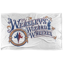 (152cm x 127cm, Multicoloured) Harry Potter Weasleys Wizard Wheezes Soft Touch Blanket