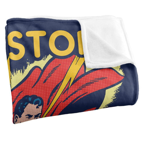 Superman (147cm x 91cm, Multicoloured) Superman It Tickles Blanket 2