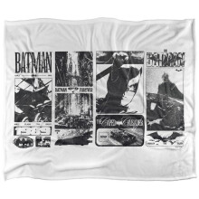 (147cm x 91cm, Multicoloured) Batman Through The Years Live Action Blanket