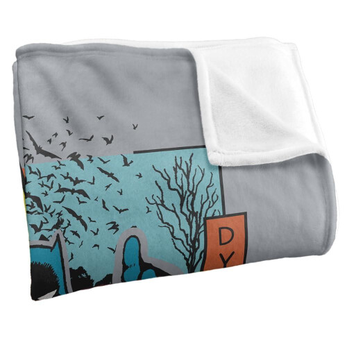 Batman (152cm x 127cm, Multicoloured) Batman Kanji Dynamic Duo Blanket 2