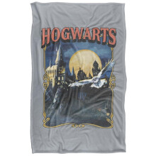 (152cm x 127cm, Multicoloured) Harry Potter Hogwarts Poster Throw