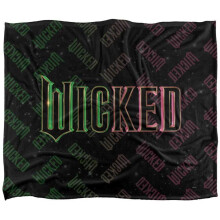 Wicked Movie Logo Soft Touch Blanket