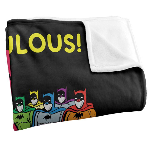Batman (147cm x 91cm, Multicoloured) Batman Fabulous! Blanket 2