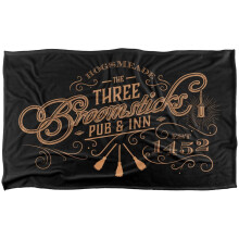 (147cm x 91cm, Multicoloured) Harry Potter The Three Broomsticks Soft Touch Blanket