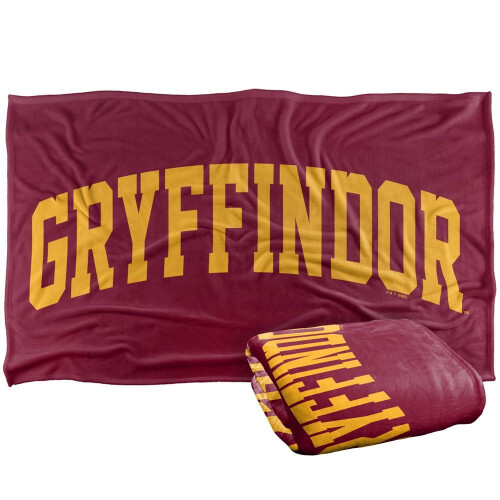 Harry Potter (152cm x 127cm, Multicoloured) Harry Potter Gryffindor Arched Blanket 1