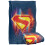 Superman (147cm x 91cm, Multicoloured) Superman 2025 Glow Logo Soft Touch Blanket 2