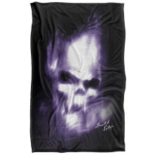 (152cm x 127cm, Multicoloured) Harry Potter Death Eater Skull Blanket