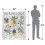Harry Potter (152cm x 127cm, Multicoloured) Harry Potter Herbology Soft Touch Blanket 4