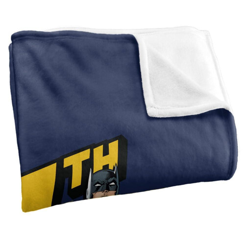 Batman (127cm x 152cm, Multicoloured) Batman 5th Birthday Blanket 2