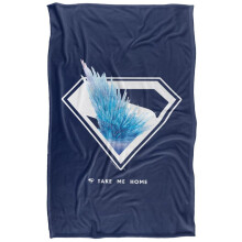 (147cm x 91cm, Multicoloured) Superman 2025 Movie Fortress Of Solitude Shield Blanket