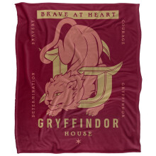 Harry Potter Brave At Heart Gryffindor Blanket