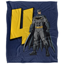 Batman Soft Touch 4th Birthday Blanket