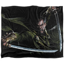 (91cm x 147cm, Multicoloured) Batman Ra's al Ghul Soft Touch Blanket