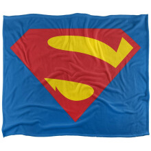 (147cm x 91cm, Multicoloured) Superman 2024 Shield Blanket