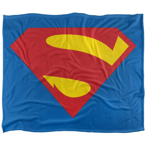 Superman (152cm x 127cm, Multicoloured) Superman 2024 Shield Blanket