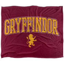 (147cm x 91cm, Multicoloured) Harry Potter Gryffindor Crest Soft Touch Blanket