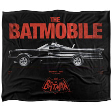 (147cm x 91cm, Multicoloured) Batman Classic 66 Batmobile Blanket