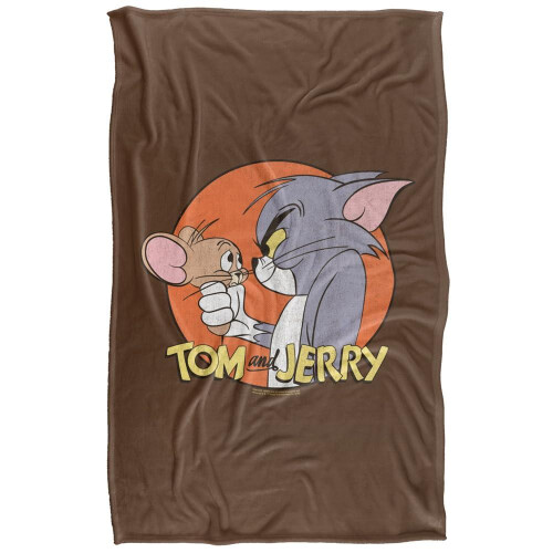 TOM AND JERRY (152cm x 127cm, Multicoloured) Tom And Jerry Soft Touch Blanket