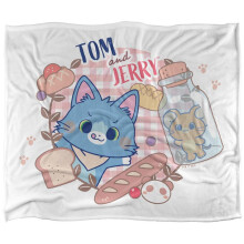 (147cm x 91cm, Multicoloured) Tom And Jerry Gokko Special Ingredient Soft Touch Blanket
