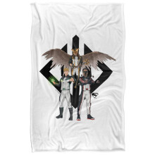 (147cm x 91cm, Multicoloured) Superman 2025 Justice Gang Trio Soft Touch Blanket