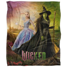 Wicked: For Good Elphaba and Glinda Poster Blanket