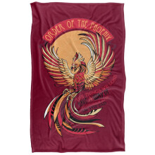 (147cm x 91cm, Red) Harry Potter The Order Of The Phoenix Mosaic Blanket
