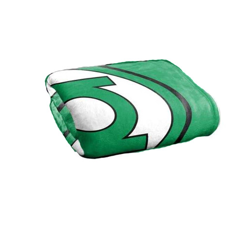 (152cm x 127cm, Green) Green Lantern Large Logo Soft Touch Blanket 1