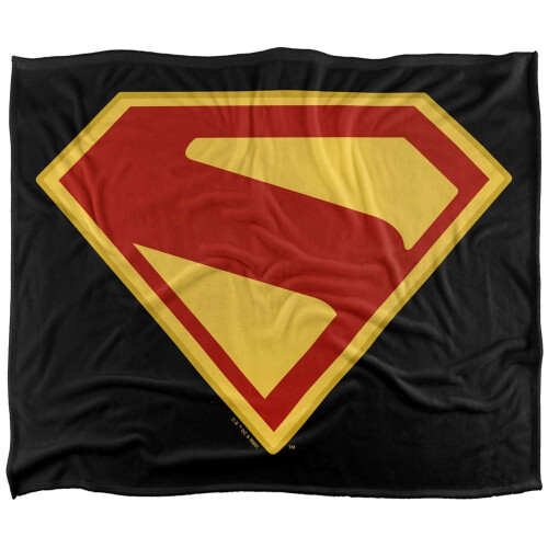 Superman (147cm x 91cm, Multicoloured) Superman 2025 Logo Blanket