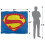 Superman (152cm x 127cm, Multicoloured) Superman 1948 Shield Blanket 4