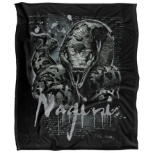 (147cm x 91cm, Multicoloured) Harry Potter Nagini Snake Blanket