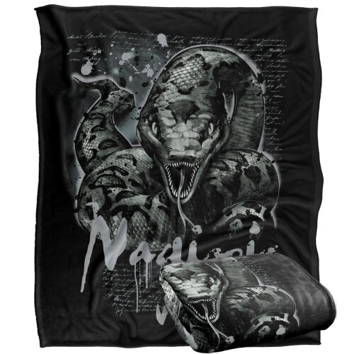 Harry Potter (152cm x 127cm, Multicoloured) Harry Potter Nagini Snake Blanket 1