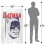Batman (147cm x 91cm, White) Batman Crayon Soft Touch Blanket 4