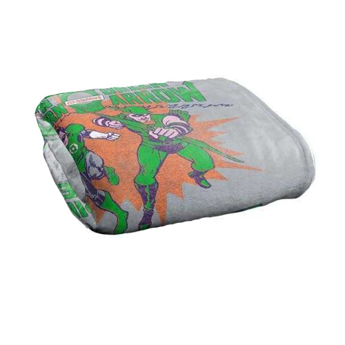 (152cm x 127cm, Multicoloured) Green Lantern Keeping It Green Soft Touch Blanket 1