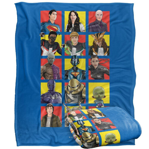 Superman (147cm x 91cm, Multicoloured) Superman 2025 Character Square Blanket 1