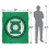 (147cm x 91cm, Green) Green Lantern Large Logo Soft Touch Blanket 4