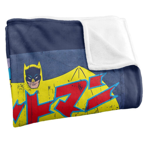 Batman (152cm x 127cm, Multicoloured) Batman Robin Kanji Large Eyes Blanket 2
