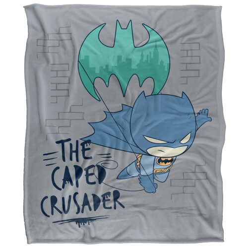Batman (147cm x 91cm, Multicoloured) Batman The Caped Crusader Blanket