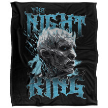 (152cm x 127cm, Multicoloured) Game Of Thrones Night King Soft Touch Blanket