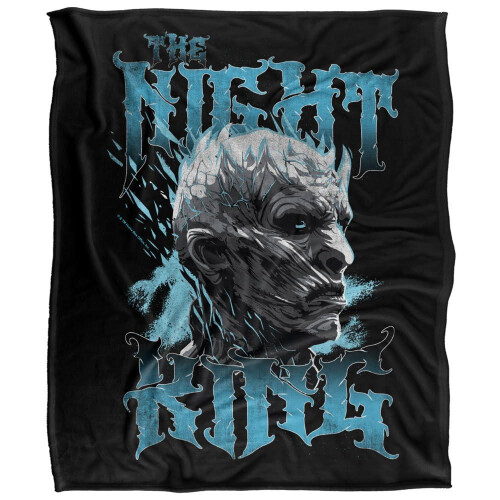 Game of Thrones (152cm x 127cm, Multicoloured) Game Of Thrones Night King Soft Touch Blanket