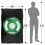 (147cm x 91cm, Multicoloured) Green Lantern Chrome Logo Soft Touch Blanket 4
