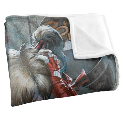 Batman (152cm x 127cm, Multicoloured) Batman Harley Quinn Hammer Soft Touch Blanket 2